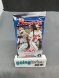 Factory Sealed 2021 BOWMAN Baseball 12 Card Pack