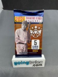 Factory Sealed 2021 DIAMOND KINGS Baseball 5 Card Pack