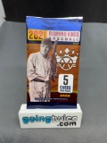 Factory Sealed 2021 DIAMOND KINGS Baseball 5 Card Pack