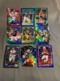 9 Count Lot of REFRACTORS with ROOKIES & STARS from HUGE Collection!