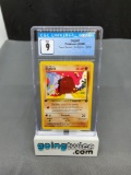 CGC Graded 2000 Pokemon Team Rocket 1st Edition #52 DIGLETT Trading Card - MINT 9