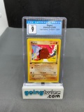 CGC Graded 2000 Pokemon Team Rocket 1st Edition #52 DIGLETT Trading Card - MINT 9