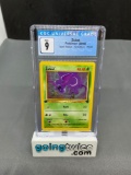 CGC Graded 2000 Pokemon Team Rocket 1st Edition #70 ZUBAT Trading Card - MINT 9