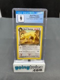 CGC Graded 2000 Pokemon Team Rocket 1st Edition #42 DARK PERSIAN Trading Card - MINT 9