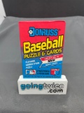 Factory Sealed 1989 DONRUSS BASEBALL 15 Card Vintage Trading Card Pack - Griffey Rookie?
