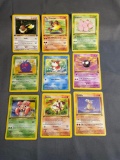 9 Card Lot of Vintage Pokemon 1ST EDITION Trading Cards from Recent Collection Find!