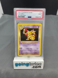 PSA Graded 1999 Pokemon Base Set 1st Edition Shadowless #32 KADABRA Trading Card - MINT 9
