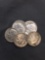 5 Count Lot of United States Roosevelt Dimes - 90% Silver Coins From Estate