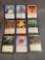 9 Card Lot of Magic the Gathering GOLD SYMBOL Rares and Foil Trading Cards from Binder Collection