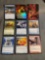 9 Card Lot of Magic the Gathering GOLD SYMBOL Rares and Foil Trading Cards from Binder Collection