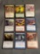 9 Card Lot of Magic the Gathering GOLD SYMBOL Rares and Foil Trading Cards from Binder Collection