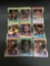 9 Card Lot of 1988-89 Fleer Basketball Cards Vintage from Huge Collection