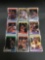 9 Card Lot of 1988-89 Fleer Basketball Cards Vintage from Huge Collection