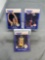 3 Card Lot of 1988 Kenner Starting Lineup Trading Cards - LARRY BIRD, MAGIC JOHNSON, Dominique