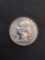 1964-D United States Washington Silver Quarter -90% Silver Coin from Estate