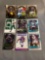 9 Count Lot of FOOTBALL ROOKIE Cards - Hottest Sets!