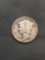 1925 United States Mercury Silver Dime - 90% Silver Coin from Estate