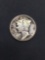 1926 United States Mercury Silver Dime - 90% Silver Coin from Estate