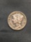 1941-D United States Mercury Silver Dime - 90% Silver Coin from Estate