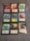 9 Card Lot of Magic the Gathering GOLD SYMBOL Rares and Foil Trading Cards from Binder Collection