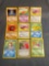 9 Card Lot of Vintage Pokemon 1ST EDITION Trading Cards from Recent Collection Find!