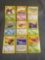 9 Card Lot of Vintage Pokemon 1ST EDITION Trading Cards from Recent Collection Find!