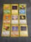 9 Card Lot of Vintage Pokemon 1ST EDITION Trading Cards from Recent Collection Find!