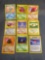 9 Card Lot of Vintage Pokemon 1ST EDITION Trading Cards from Recent Collection Find!