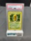 PSA Graded 1999 Pokemon Base Set 1st Edition Shadowless #33 KAKUNA Trading Card - MINT 9