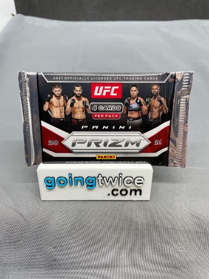 Factory Sealed 2021 Panini PRIZM UFC 4 Card Pack