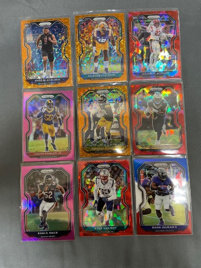 9 Card Lot of REFRACTORS and PRIZMS from Huge Collection - STARS, ROOKIES & MORE!