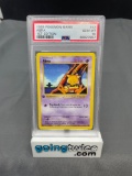 PSA Graded 1999 Pokemon Base Set 1st Edition Shadowless #43 ABRA Trading Card - GEM MINT 10