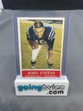 1964 Philadelphia #12 JOHNNY UNITAS Cotls Vintage Football Card