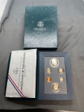 1990 United States Mint US Premier Silver Prestige Coin Set in Original Case