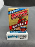 Factory Sealed 1993 BOWMAN BASEBALL 14 Card Premium Trading Card Pack