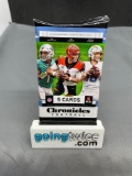 Factory Sealed 2020 CHRONICLES FOOTBALL 5 Card Trading Card Pack