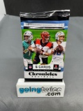 Factory Sealed 2020 CHRONICLES FOOTBALL 5 Card Trading Card Pack