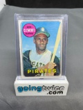 1969 Topps Baseball #50 ROBERTO CLEMENTE Pirates Vintage Trading Card