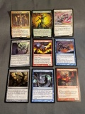 9 Card Lot of Magic the Gathering GOLD SYMBOL Rares and Foil Trading Cards from Binder Collection