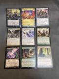 9 Card Lot of Magic the Gathering GOLD SYMBOL Rares and Foil Trading Cards from Binder Collection