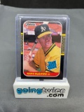 1987 Donruss Baseball #46 MARK MCGWIRE Athletics Rookie Trading Card