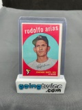 1959 Topps Baseball #537 RODOLFO ARIAS Vintage Trading Card