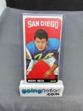 1965 Topps Football Tallboy #168 RON MIX San Diego Chargers Vintage Trading Card