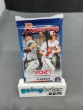 Factory Sealed 2021 BOWMAN BASEBALL 12 Card Pack