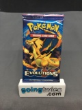 Factory Sealed Pokemon XY Evolutions 10 Card Booster Pack - Charizard Art