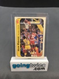 1986-87 Fleer Sticker #9 AKEEM OLAJUWON Rockets ROOKIE Vintage Basketball Card