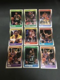 9 Card Lot of 1988-89 Fleer Basketball Cards Vintage from Huge Collection