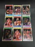 9 Card Lot of 1988-89 Fleer Basketball Cards Vintage from Huge Collection