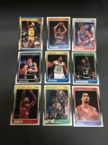 9 Card Lot of 1988-89 Fleer Basketball Cards Vintage from Huge Collection