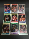 9 Card Lot of 1988-89 Fleer Basketball Cards Vintage from Huge Collection